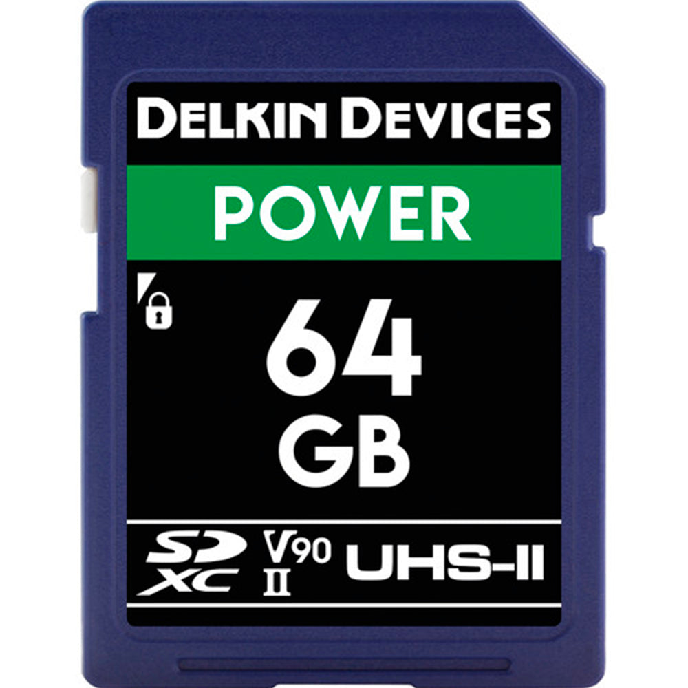 SD Delkin Devices SDXC UHS-II POWER - 64 GB V90 – Picacia