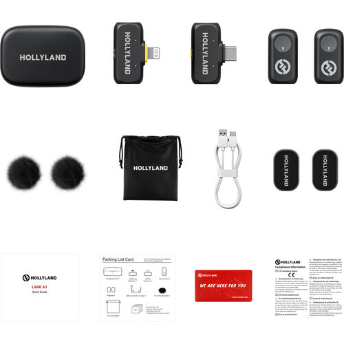 Kit de micrófonos inalámbricos (2 personas) - Lark A1 Combo – Picacia