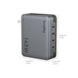 Adaptador de corriente/cargador SmallRig - 4 entradas USB-C