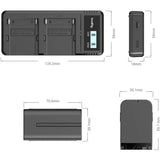 Cargador Doble SmallRig de 2 Baterías NP-F970 para Sony