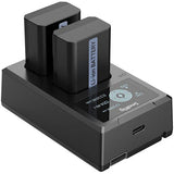 Cargador Doble SmallRig con 2 Baterías NP-FW50 para Sony