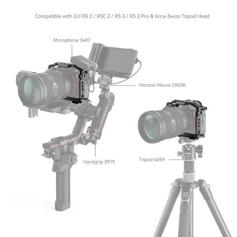 Jaula Smallrig Ccs2645 Para Cámara Sony A7 Iii Y A7r Iii | Meses Sin