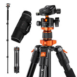 Tripode K&F Concept Convertible en monopod con accesorio para Smartphone
