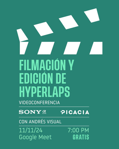 Filmación y edición de hyperlaps (online) - Andrés Visual