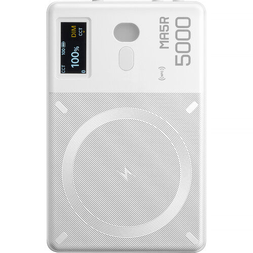 LAMPARA DE BOLSILLO Y POWER BANK, COLOR BLANCO