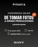 De tomar fotos a dirigir producciones con Badi Ighani (Conferencia Virtual)