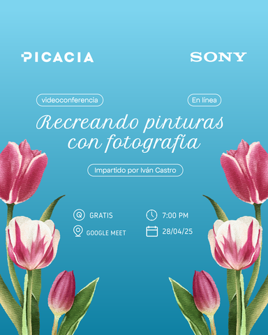Conferencia Gratis “Recreando pinturas con la fotografía” con Iván Castro
