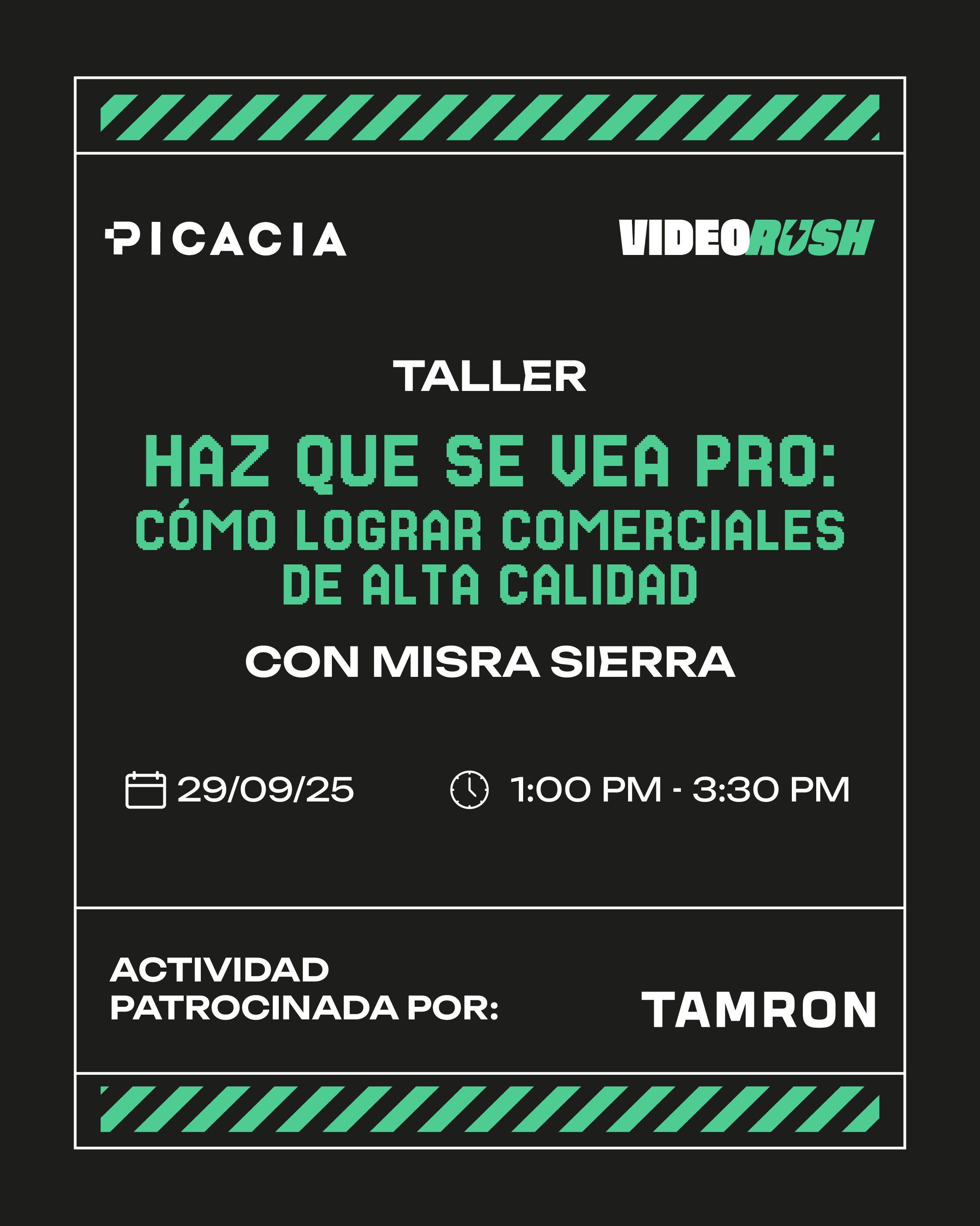 Video Rush - Haz que se vea pro (Taller)