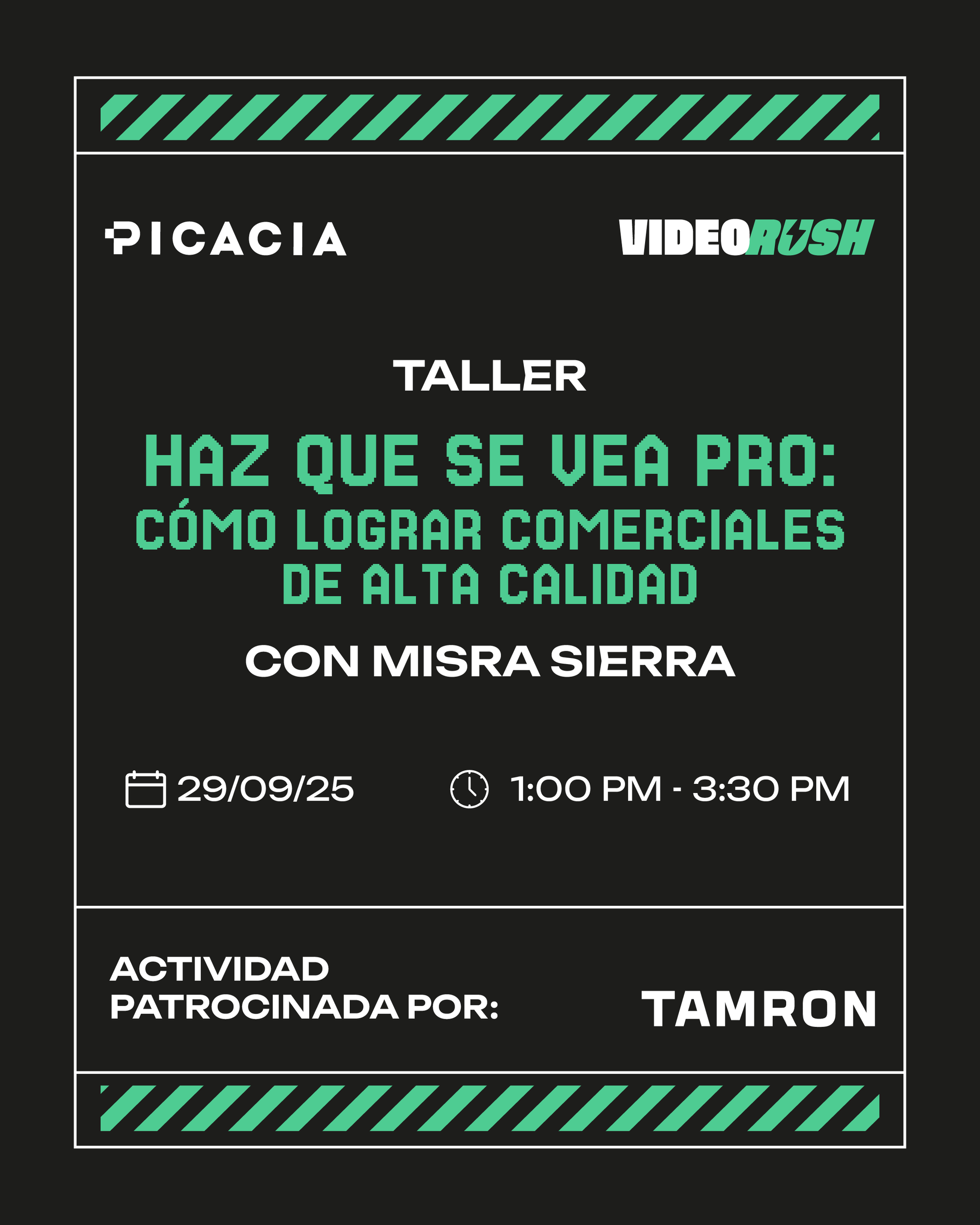 Video Rush - Haz que se vea pro (Taller)