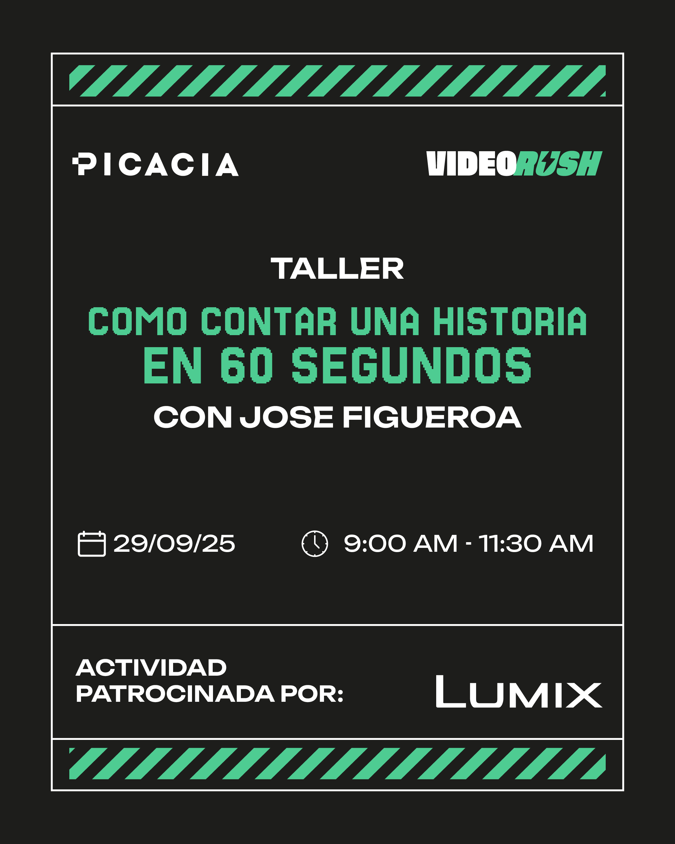 Video Rush - Como contar una historia en 60 segundos (Taller)