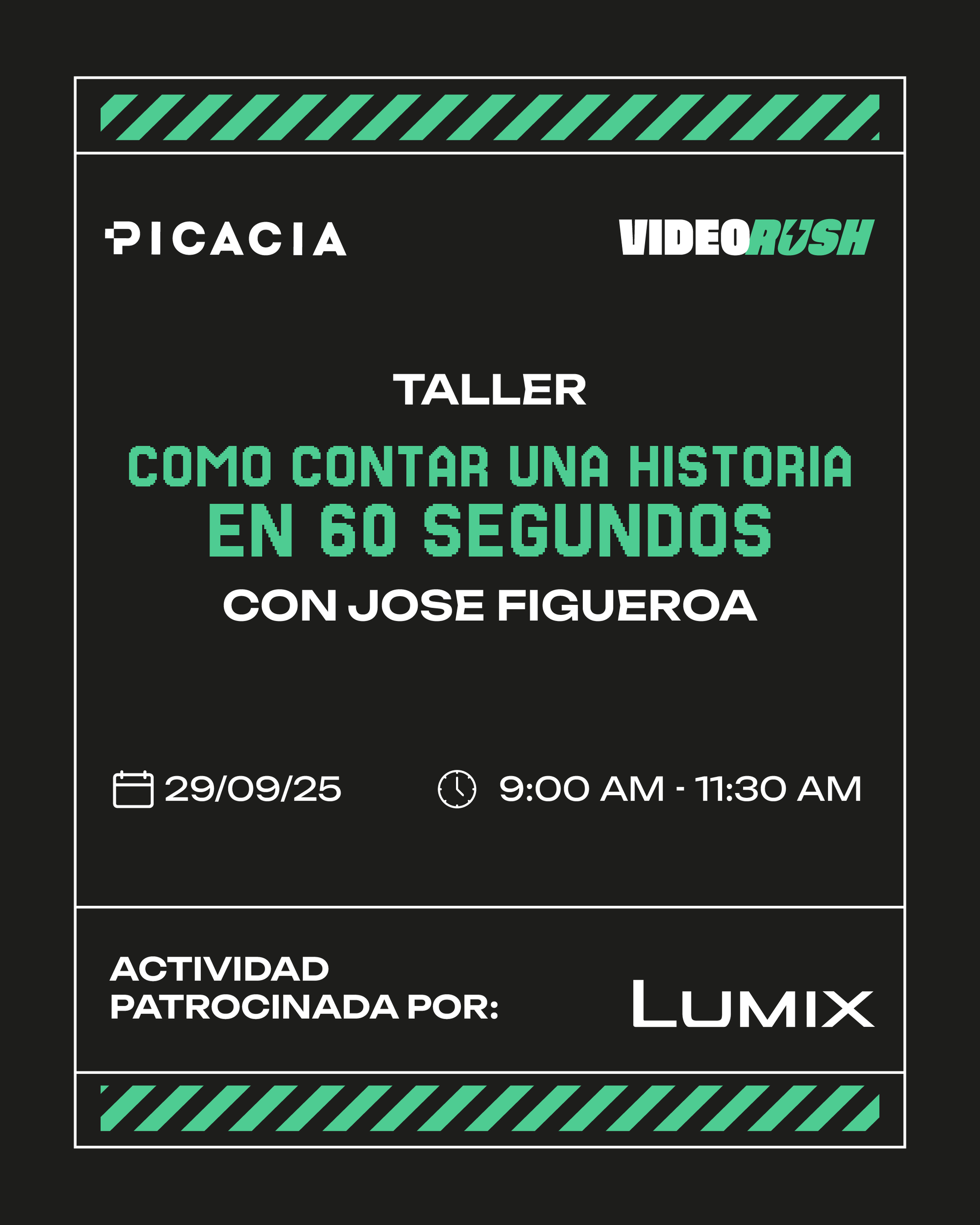 Video Rush - Como contar una historia en 60 segundos (Taller)