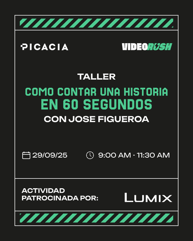 Video Rush - Como contar una historia en 60 segundos (Taller)