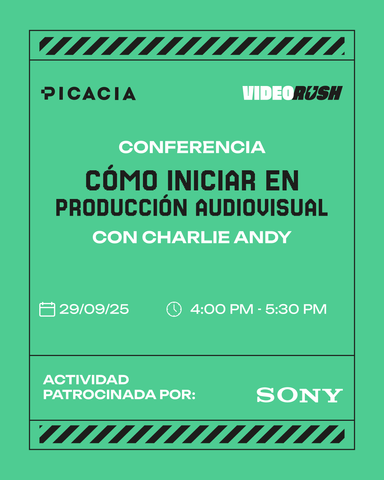 Video Rush - Cómo iniciar en producción audiovisual (Conferencia)