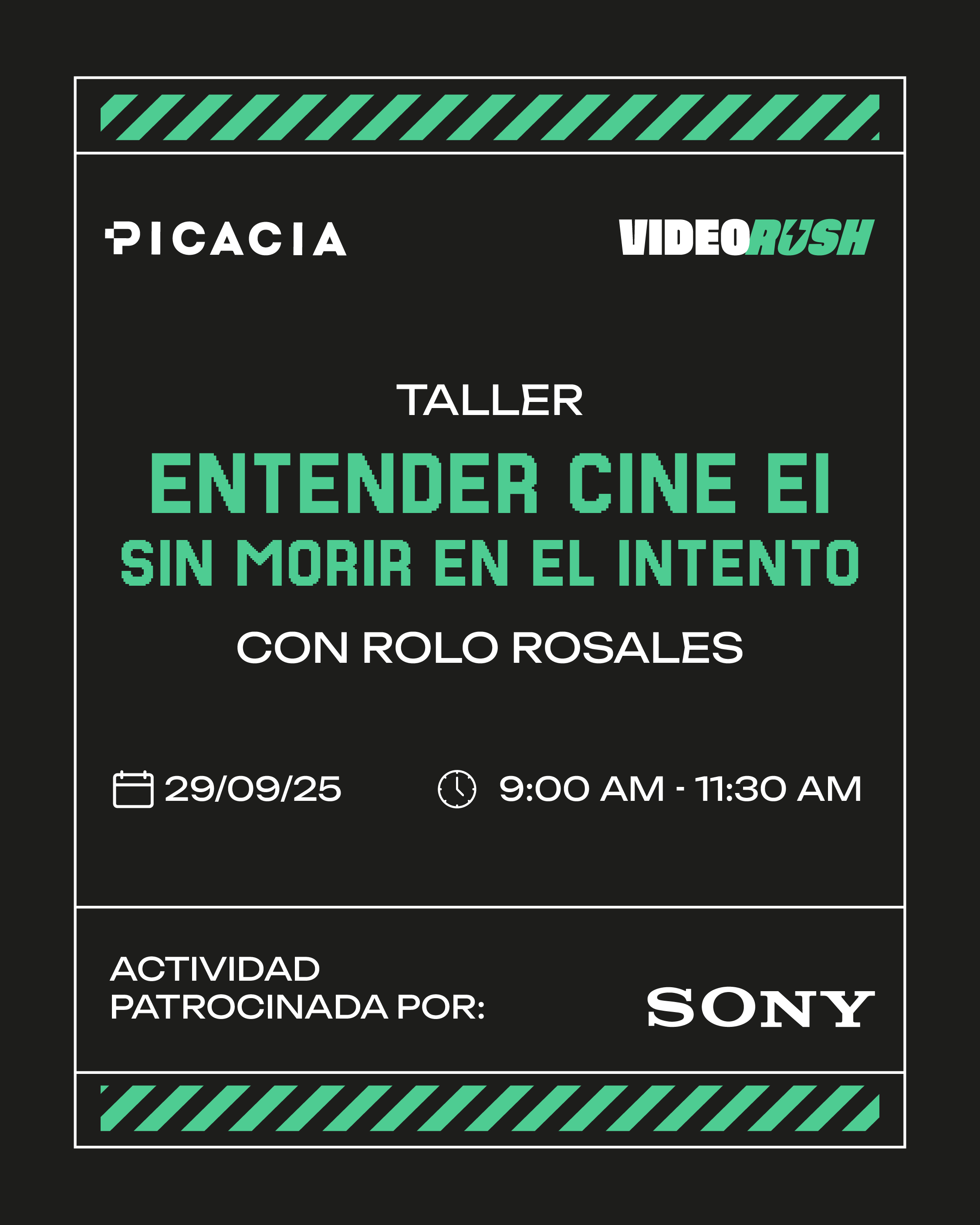 Video Rush - Entender Cine Ei sin morir en el intento (Taller)
