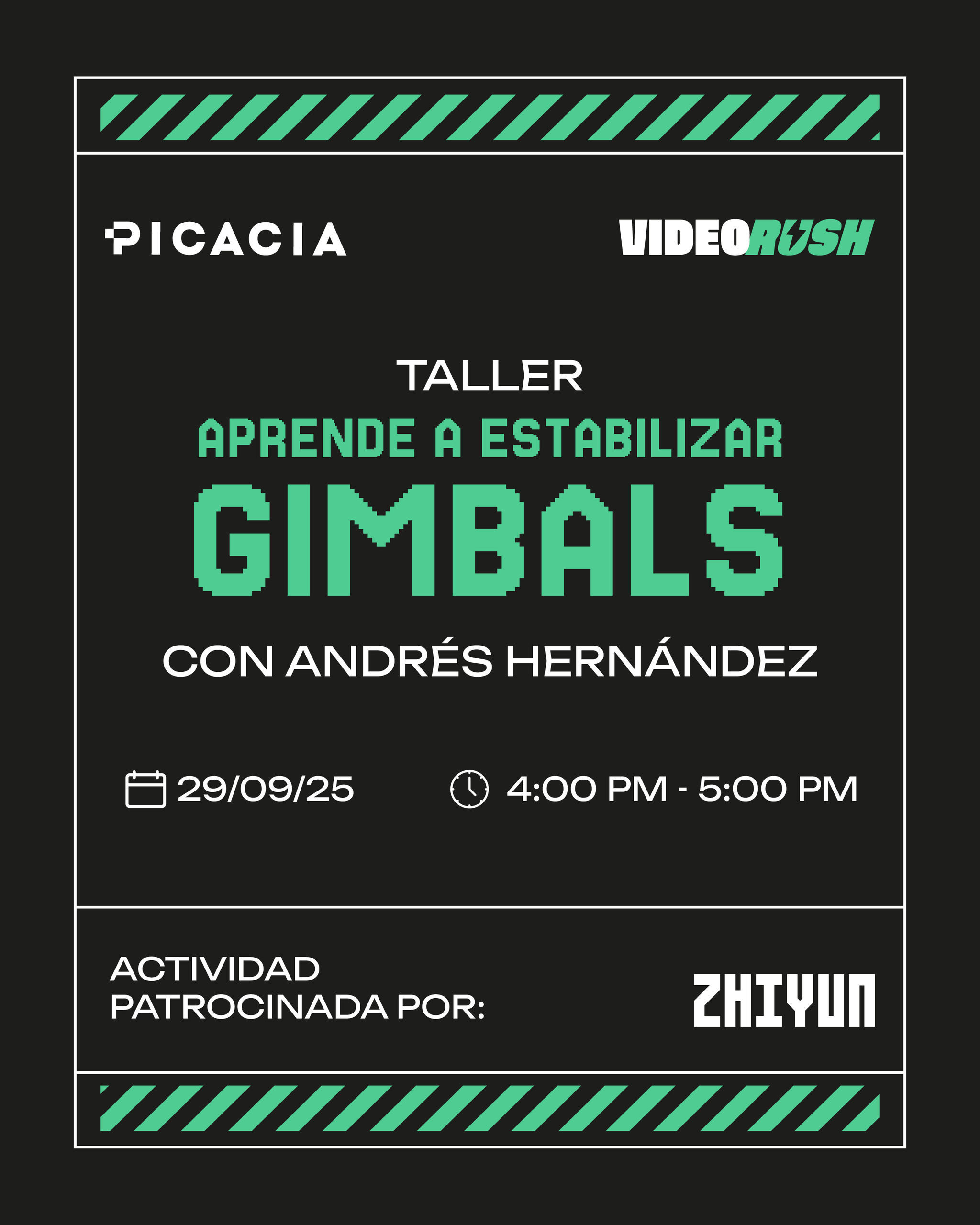 Video Rush -  Estabilización de gimbals (Taller)