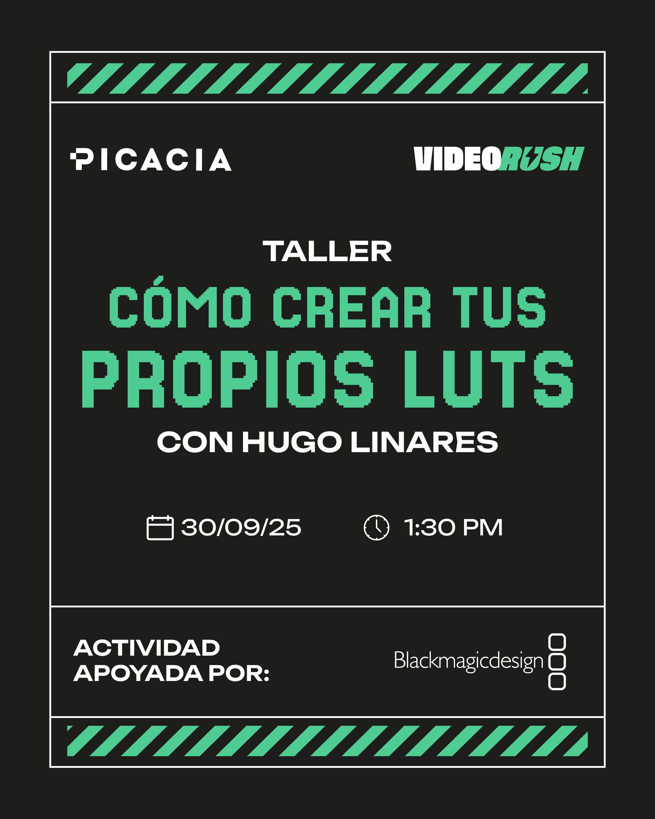 Video Rush - Cómo crear tus propios LUTS (Taller)