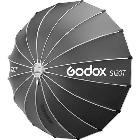 Softbox sombrilla Godox GOD-SB-S120T de 120 cm con montura Bowen y rejilla