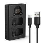 Cargador doble K&F Concept - baterías Sony FW50