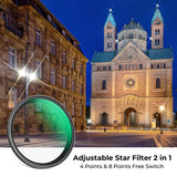 Filtro de estrella K&F Concept variable - serie Nano-C