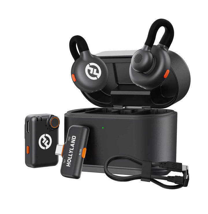 Sistema de transmisión de audio inalámbrico Hollyland Lark M2 Combo