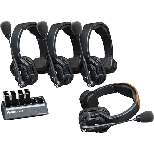Intercomunicador Inalámbrico Hollyland Solidcom SE 5S Sistema de 5 Auriculares