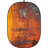 Fondo plegable Godox pared oxidada - naranja