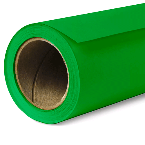 Fondo de Papel Savage Tech Green 2.72x11m para Estudio Fotográfico
