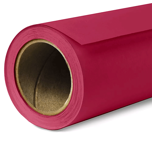 Fondo de Papel Savage Crimson 2.72x11m para Estudio Fotográfico