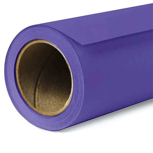 Fondo de Papel Savage Morado Purple 1.35x11m para Estudio Fotográfico