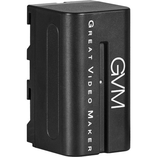 Batería  NP-F750 4400 mAh y cargador para monitor y luz LED