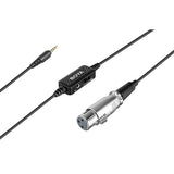 Cable adaptador de XLR a TRSS para celular