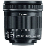Lente EF-S 10-18MM F4.5-5.6 IS STM - Canon APS-C