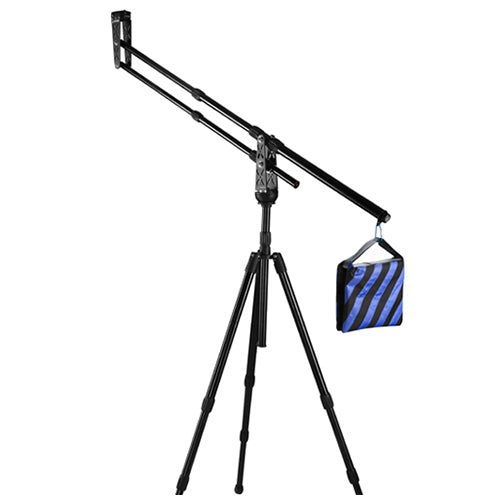 Grúa de aluminio E-Image EA500KF con trípode de video profesional